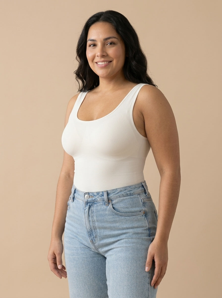 Body Moldeador Curveluna Blanco control de abdomen