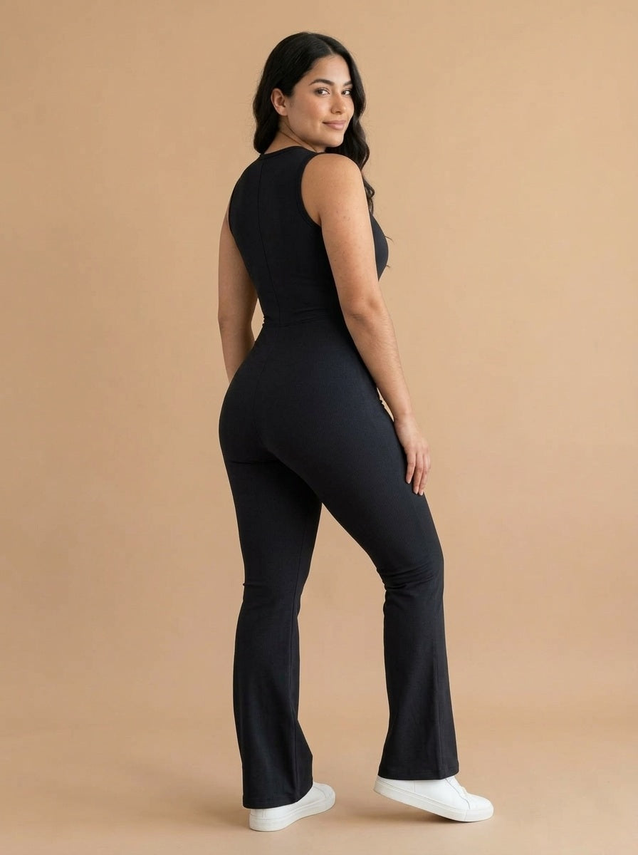 Enterizo Moldeador Luxury Curveluna Negro